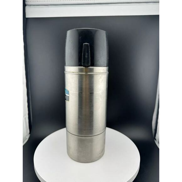 Vintage Thermos King-Seeley Stainless Steel Model 2264S Stopper 764 Pint Size - Picture 3 of 7